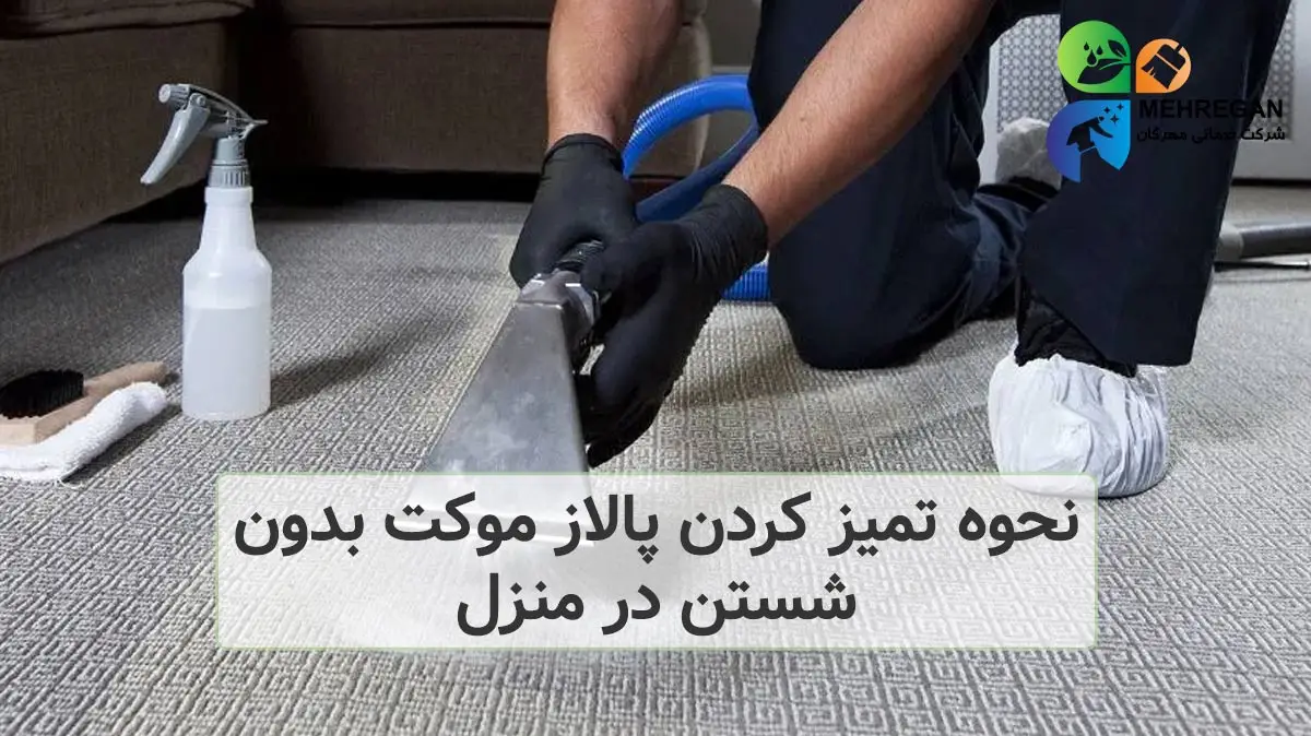 نحوه تمیز کردن پالاز موکت بدون شستن در منزل